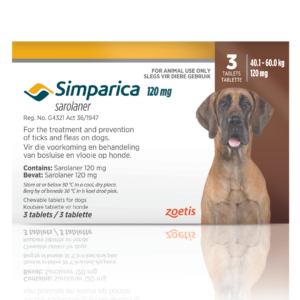 Simparica 80mg Giant 40-60kg 3's
