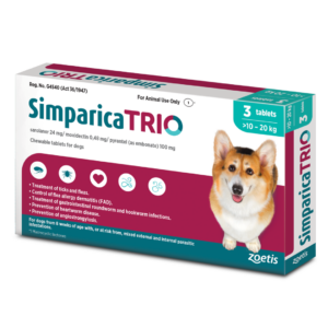 Simparica 10.1kg - 20kg x Trio Pack teal