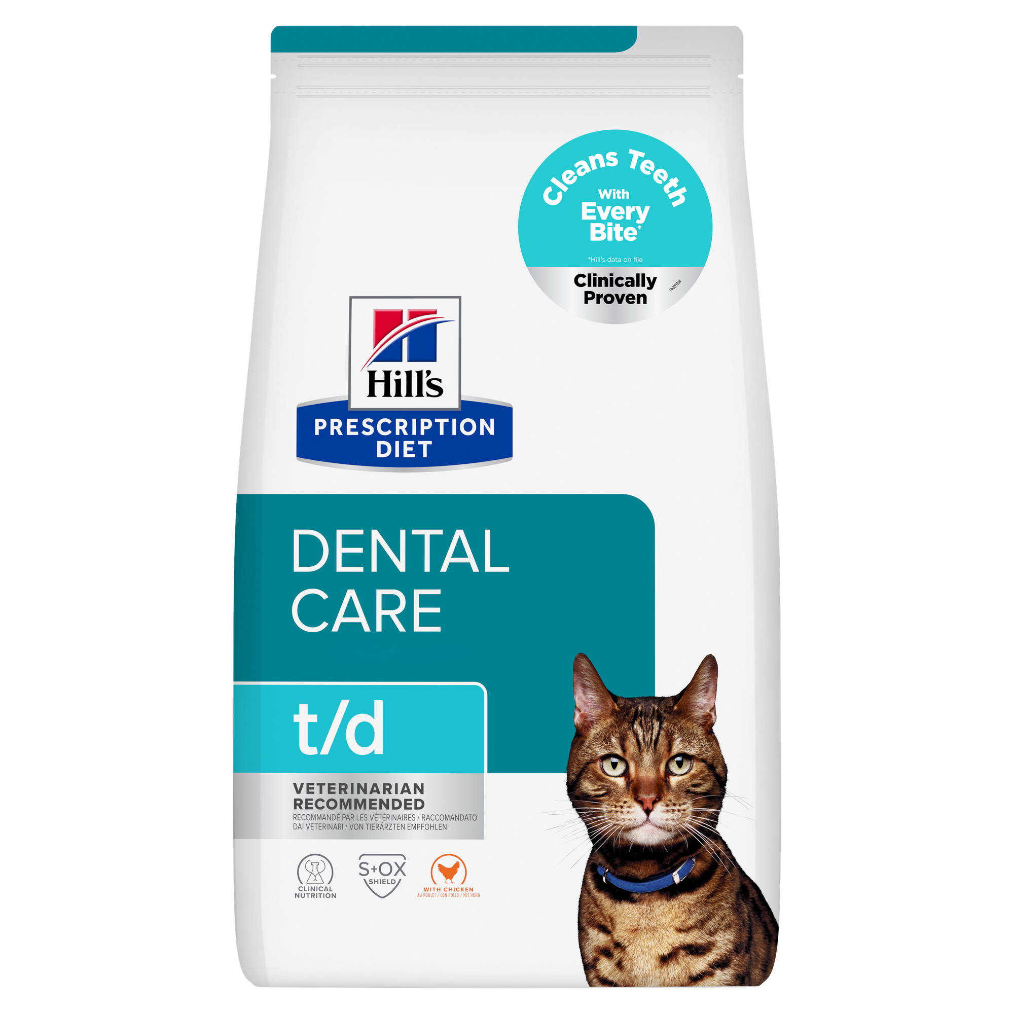 Hill's Prescription Diet t/d Cat Food 1,5kg