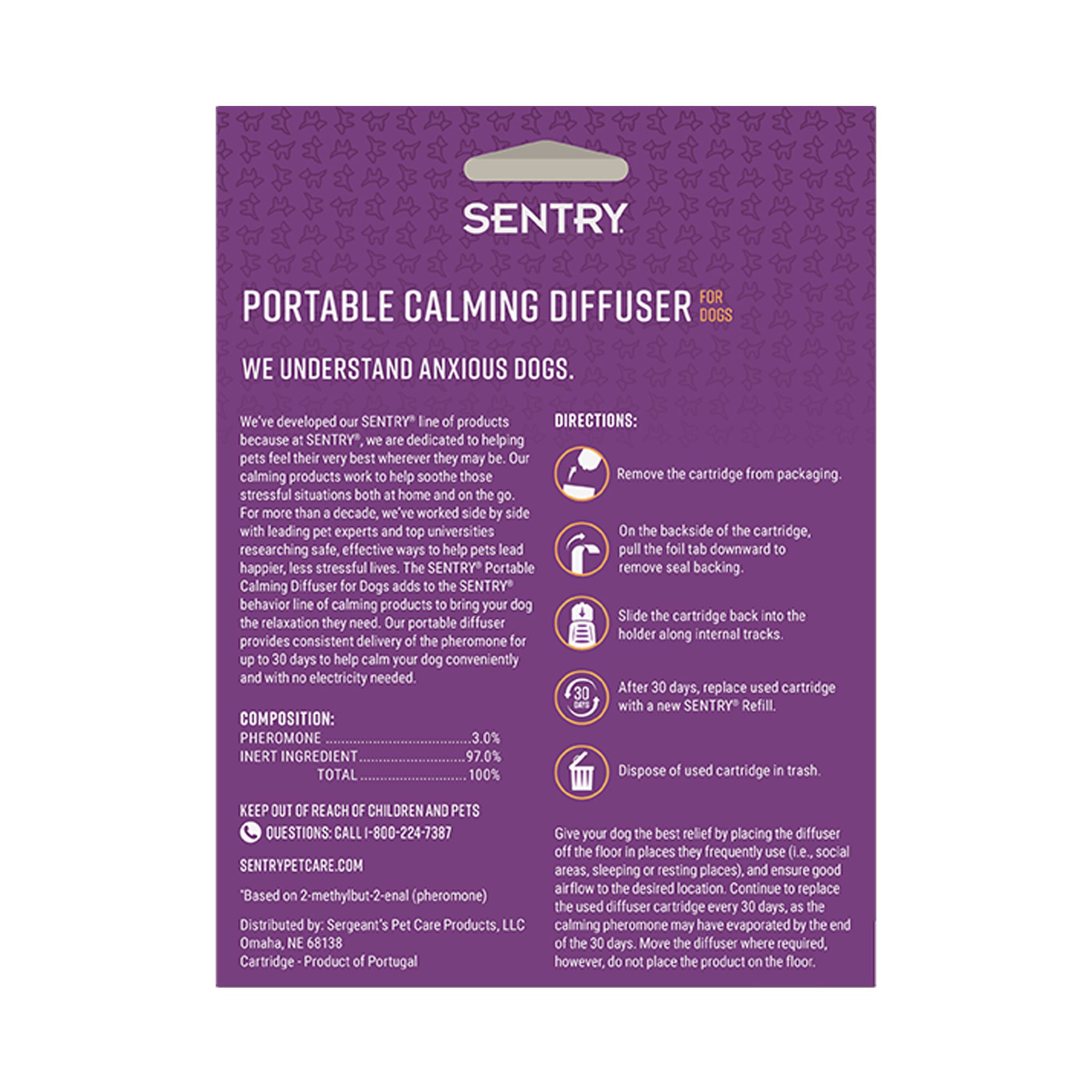 Sentry Portable Calming Diffuser for Dogs - Image 2
